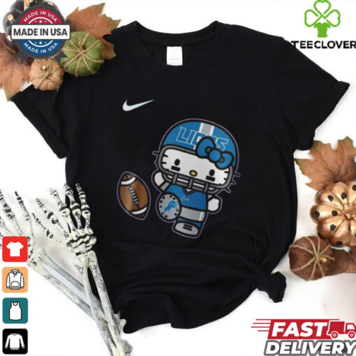 Official Nike Detroit Lions Ready To Celebrate 50 Years Of Hello Kitty Shirt