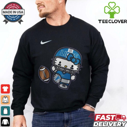 Official Nike Detroit Lions Ready To Celebrate 50 Years Of Hello Kitty Shirt