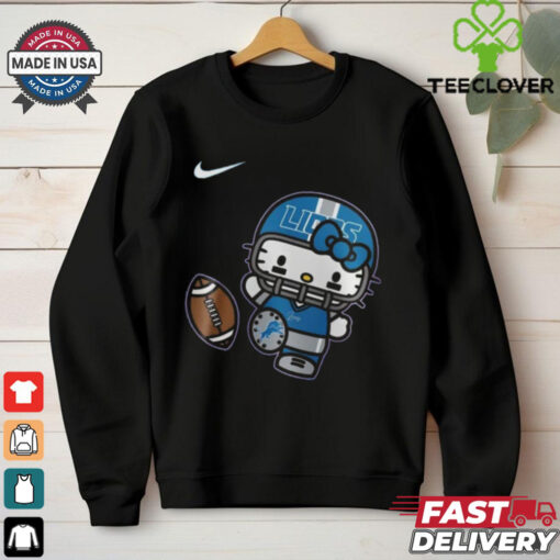 Official Nike Detroit Lions Ready To Celebrate 50 Years Of Hello Kitty Shirt