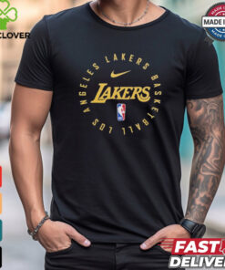 Official Nike Los Angeles Lakers Basketball New 2024 T Shirt