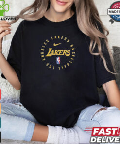Official Nike Los Angeles Lakers Basketball New 2024 T Shirt