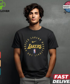 Official Nike Los Angeles Lakers Basketball New 2024 T Shirt