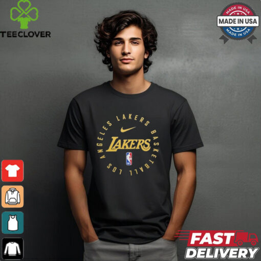 Official Nike Los Angeles Lakers Basketball New 2024 T Shirt