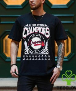 Official Nl East Division Champions Atlanta Braves 2023 1995 2023 Shirt