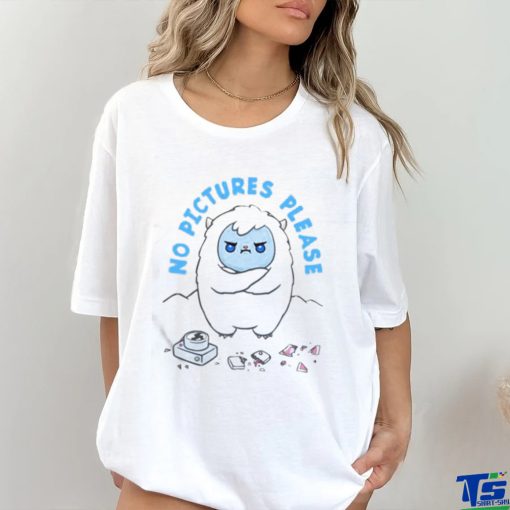 Official No Pictures Please Yeti Abominable Shirt