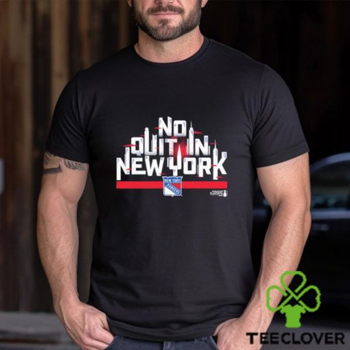 Official No Quit New York 2023 Stanley Cup Playoffs New York Rangers T Shirt