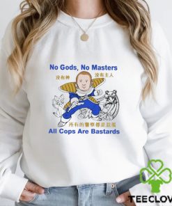 Official No gods no master all cops are bastards T shirt 1 Official No gods no master all cops are bastards T shirt