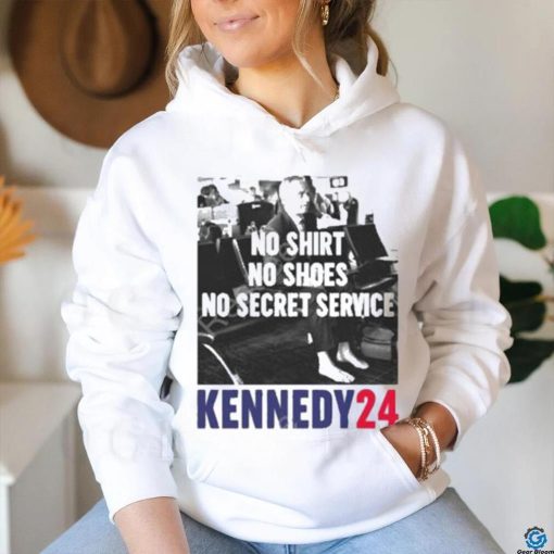 Official No hoodie, sweater, longsleeve, shirt v-neck, t-shirt no shoes no secret service kennedy24 T hoodie, sweater, longsleeve, shirt v-neck, t-shirt