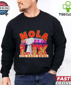 Official Nola Big Easy Bowl Super Bowl Lix 2025 T shirts