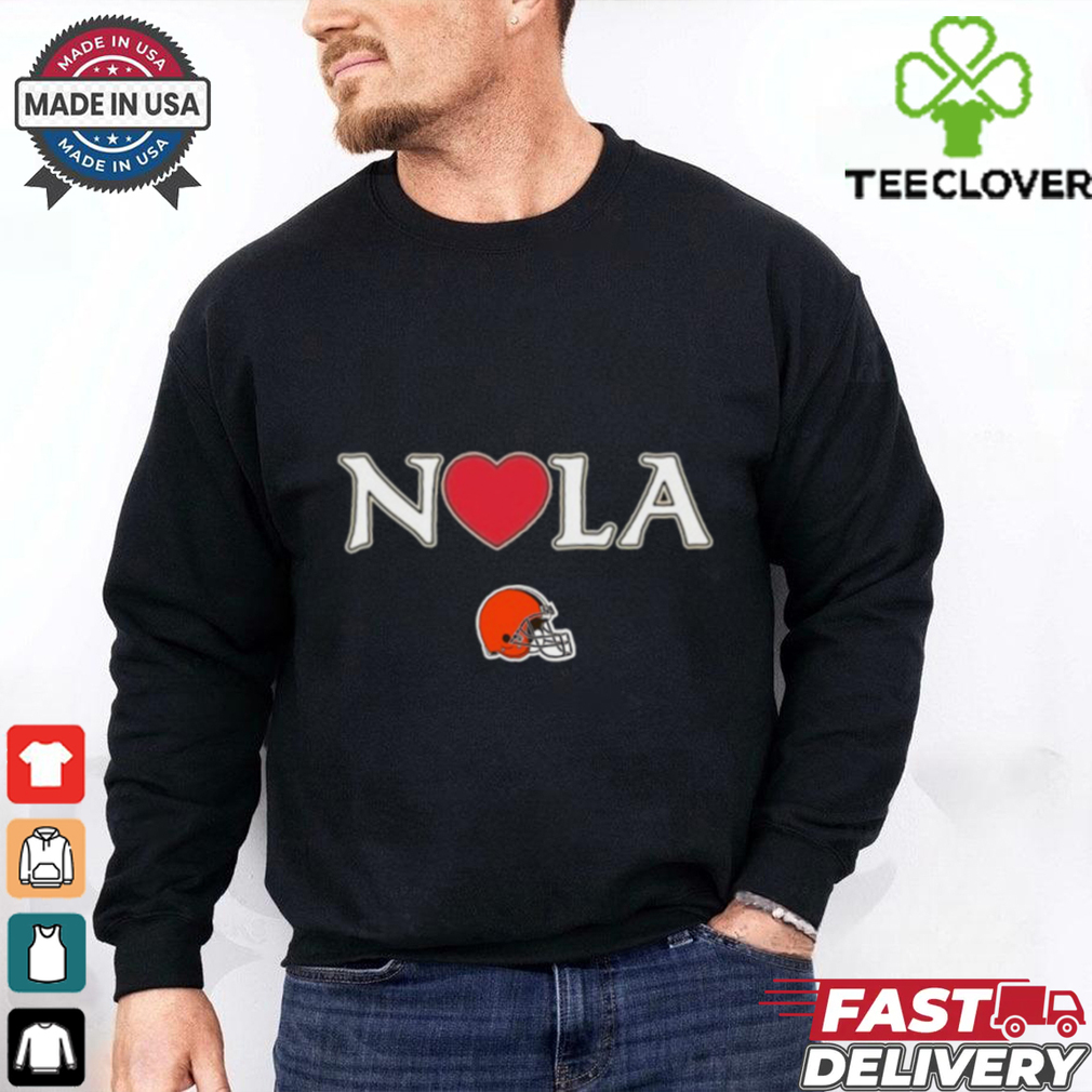 Official Nola Strong Cleveland Browns Shirt Official Nola Strong Cleveland Browns Shirt