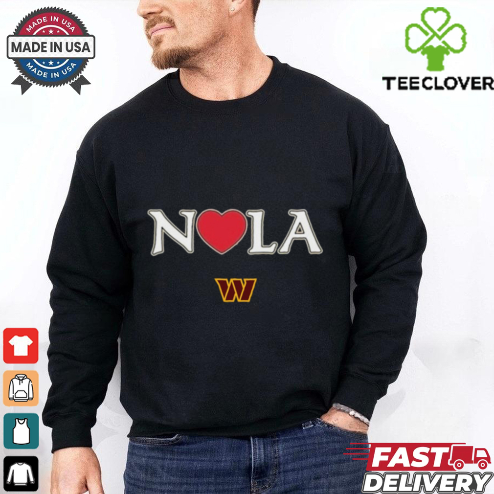 Official Nola Strong Washington Commanders Shirt Official Nola Strong Washington Commanders Shirt