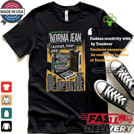 Official Norma Jean US + Canada Tour 2024 Poster Shirt