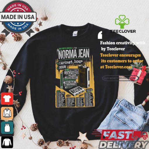 Official Norma Jean US + Canada Tour 2024 Poster Shirt