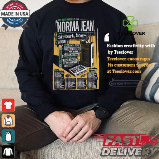 Official Norma Jean US + Canada Tour 2024 Poster Shirt