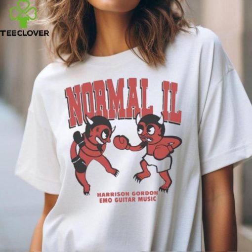 Official Normal il harrison gordon emo guitar music shirt
