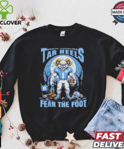 Official North Carolina Tar Heels Fear The Foot Halloween Shirt