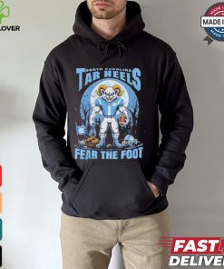 Official North Carolina Tar Heels Fear The Foot Halloween Shirt