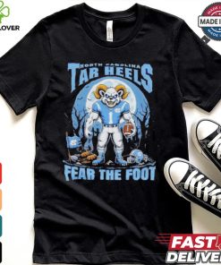 Official North Carolina Tar Heels Fear The Foot Halloween Shirt