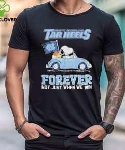 Official North Carolina Tar Heels Snoopy Forever Fan T Shirt 1 Official North Carolina Tar Heels Snoopy Forever Fan T Shirt