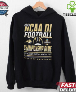 Official North Dakota State Bison Vs Montana State Bobcats 2025 NCAA DI Football Championship Game Grison Greatness t shirt