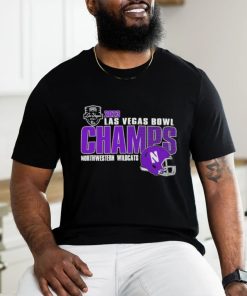 Official Northwestern Wildcats Champions 2023 Las Vegas Bowl T Shirt