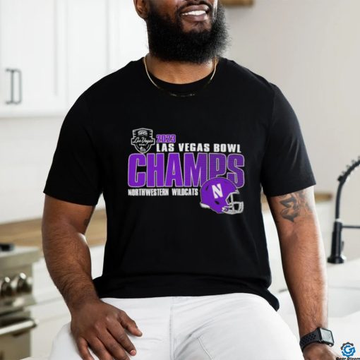 Official Northwestern Wildcats Champions 2023 Las Vegas Bowl T Shirt