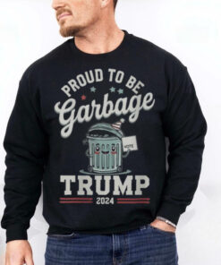 Official Not a garbage proud to be garbage vote Trump supporters 2024 T shirt