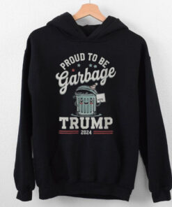 Official Not a garbage proud to be garbage vote Trump supporters 2024 T shirt