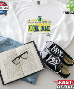 Official Notre Dame Fighting Irish 2025 College Football Playoff Semifinal At The Capital One Orange Bowl Hard Rock Stadium Art Deco Player t shirt