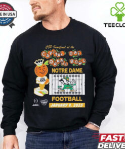 Official Notre Dame Fighting Irish CFP Semifinal At The 2025 Capital One Orange Bowl Bound Football Jan 9 t shirt