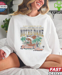 Official Notre Dame Fighting Irish CFP Semifinal At The 2025 Capital One Orange Bowl Bound Welcome To Miami Jan 9 Vintage t shirt