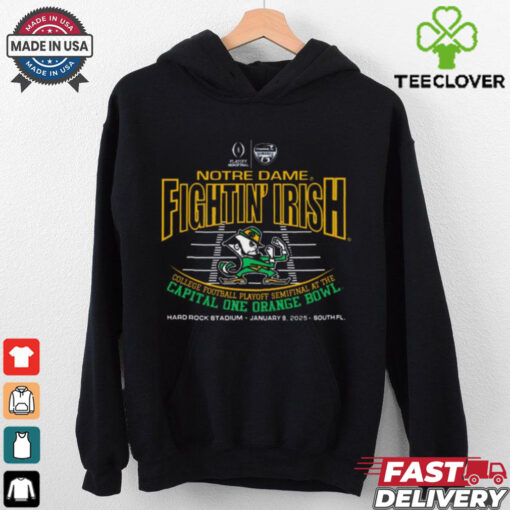 Official Notre Dame Fighting Irish CFP Semifinal At The Capital One Orange Bowl Hard Rock Stadium Jan 9 2025 South FL t shirt