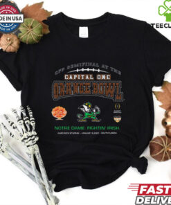 Official Notre Dame Fighting Irish CFP Semifinal At The Capital One Orange Bowl Hard Rock Stadium Jan 9 2025 South Florida t shirt