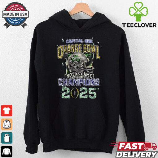 Official Notre Dame Fighting Irish Champions 2025 Diamond Heart T Shirts