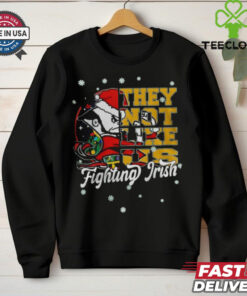 Official Notre Dame Fighting Irish Christmas 2024 They Not Like Us Mascot Shirt 2 Official Notre Dame Fighting Irish Christmas 2024 They Not Like Us Mascot Shirt