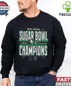 Official Notre Dame Fighting Irish College Football Playoff 2025 Allstate Sugar Bowl Champions Jan 1 New Orleans t shirt