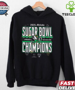 Official Notre Dame Fighting Irish College Football Playoff 2025 Allstate Sugar Bowl Champions Jan 1 New Orleans t shirt