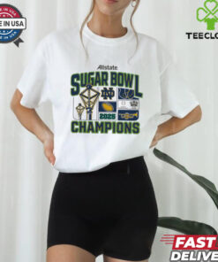 Official Notre Dame Fighting Irish College Football Playoff Quarterfinal 2025 Allstate Sugar Bowl Champions Victory Ahead t shirt