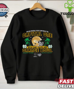 Official Notre Dame Fighting Irish College Football Playoff Semifinal At The Capital One Orange Bowl Jan 9 Art Deco Helmet t shirt