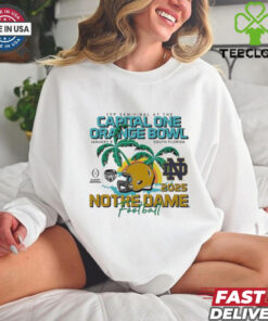 Official Notre Dame Fighting Irish Football CFP Semifinal At The 2025 Capital One Orange Bowl Bound Jan 9 South Florida t shirt
