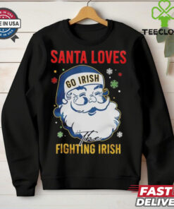 Official Notre Dame Fighting Irish Santa’s Pride, Christmas Shirt