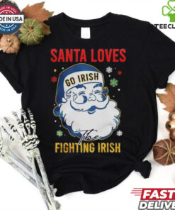 Official Notre Dame Fighting Irish Santa’s Pride, Christmas Shirt