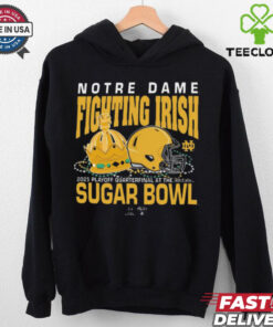 Official Notre Dame Fighting Irish Sugar Bowl 2025 College Football Playoff Allstate Sugar Bowl Bound t shirt