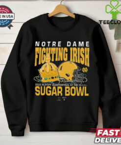 Official Notre Dame Fighting Irish Sugar Bowl 2025 College Football Playoff Allstate Sugar Bowl Bound t shirt