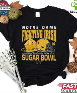 Official Notre Dame Fighting Irish Sugar Bowl 2025 College Football Playoff Allstate Sugar Bowl Bound t shirt