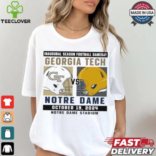 Official Notre Dame Fighting Irish vs Georgia Tech Football Gameday October 19,2024 Matchup shirt