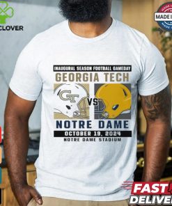 Official Notre Dame Fighting Irish vs Georgia Tech Football Gameday October 19,2024 Matchup shirt