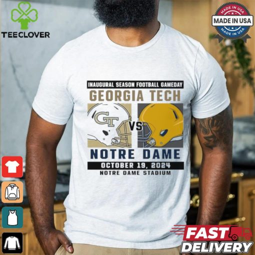 Official Notre Dame Fighting Irish vs Georgia Tech Football Gameday October 19,2024 Matchup shirt