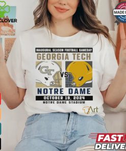Official Notre Dame Fighting Irish vs Georgia Tech Football Gameday October 19,2024 Matchup shirt