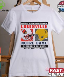 Official Notre Dame Fighting Irish vs Louisville Football Gameday September 28,2024 Matchup shirt